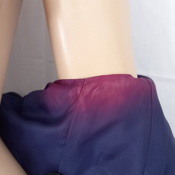 TAHARI Purple Button Down Career Jacket Blazer Sz 6 - Picture 6 of 9